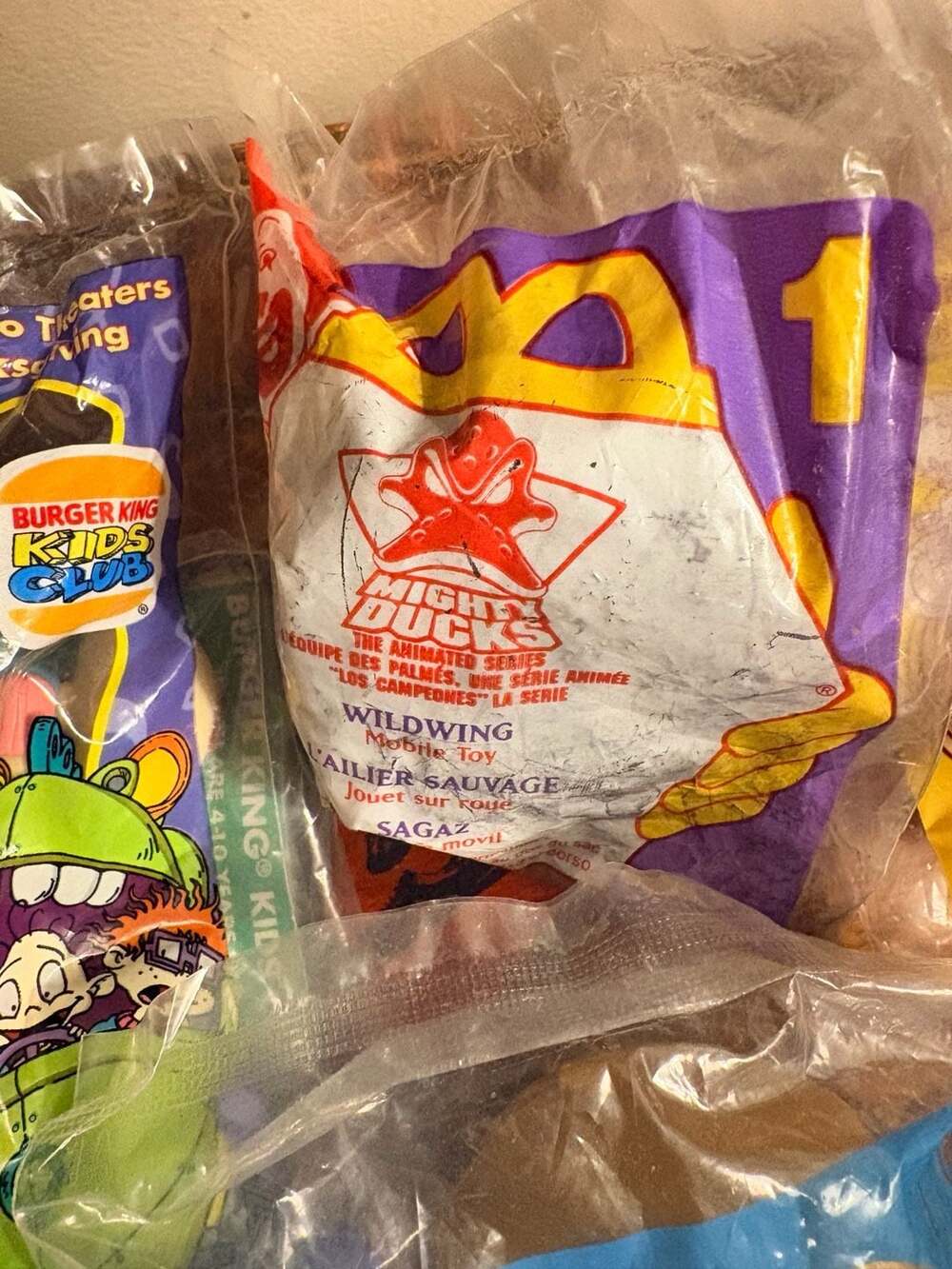Vintage 90s Fast Food Toy Lot McDonald's Burger King Wendy's Sealed NIP - Picture 8 of 9